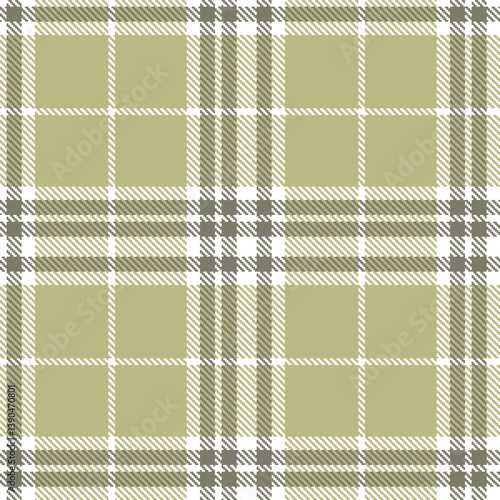 Contemporary Rustic white & Smoky medium grey Seamless Tartan Fabric Design