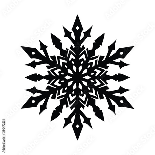 snowflake vector illustration