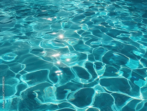 Rippling turquoise water wi...