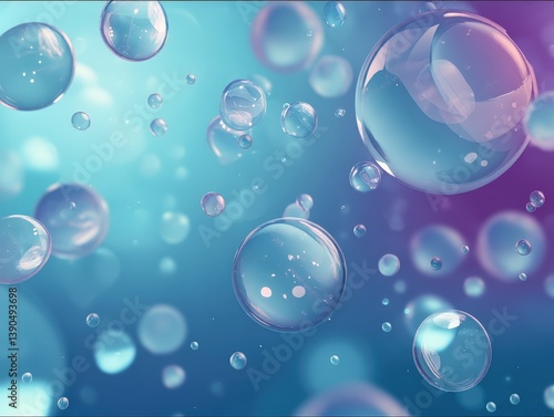 Floating translucent bubble...