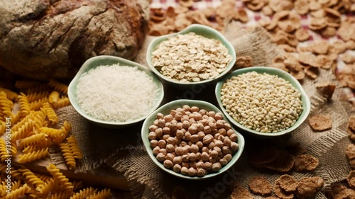 Hand Placing Bowl with Carbs Food on Table