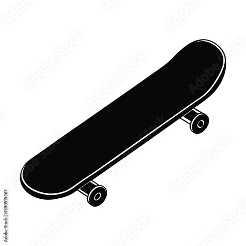 skateboard isolated on white background