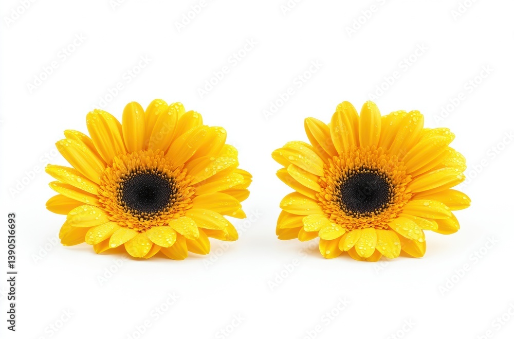 Obraz premium yellow gerber flowers