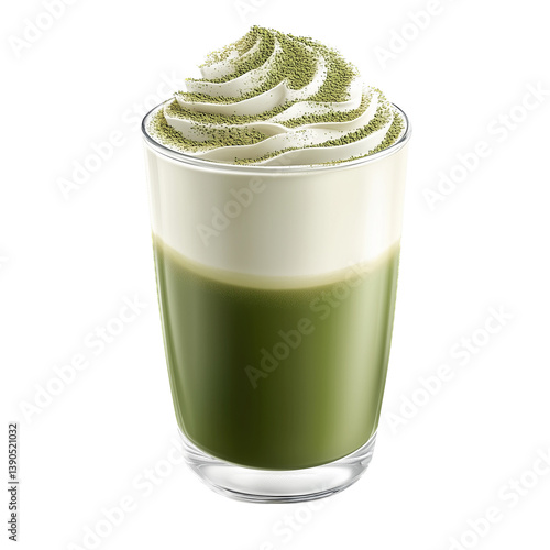 A matcha latte 