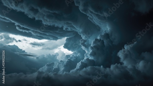 Wallpaper Mural Gorgeous dark overcast sky prior to the thunderstorm Torontodigital.ca