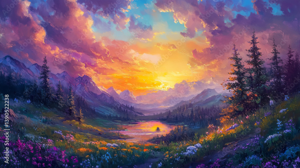 Naklejka premium breathtaking ocean view