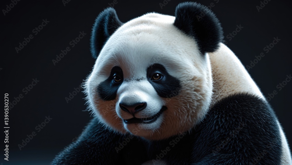 Fototapeta premium large leader panda