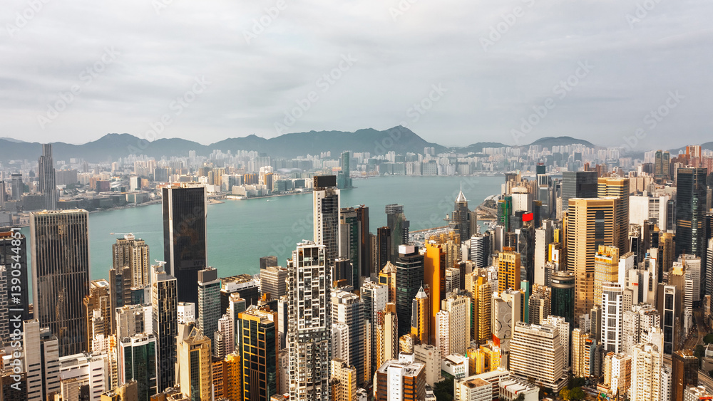 Urban landscape of Hong Kong