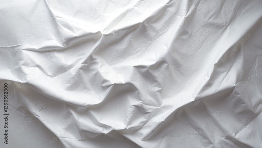 Obraz premium wrinkled white poster texture