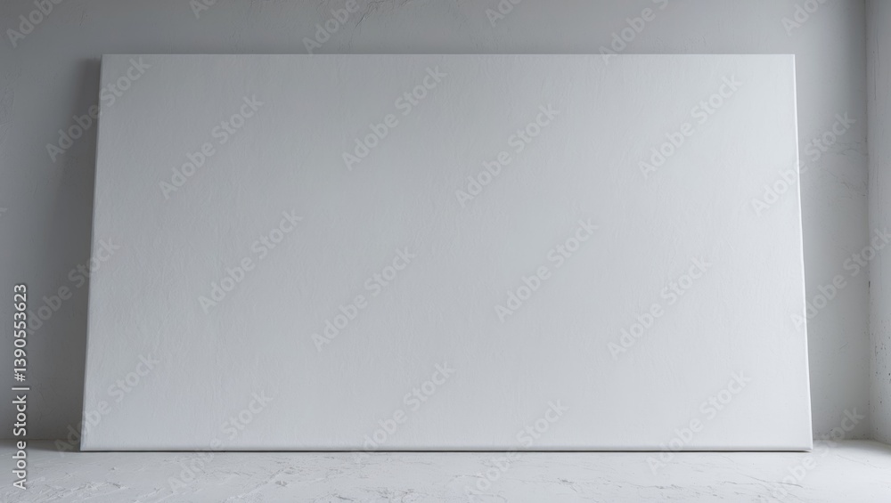 Obraz premium White canvas texture backdrop