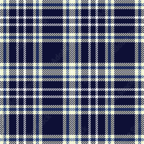 Contemporary Seamless Tartan featuring Muted white and Bright eggshell Fabric Design
