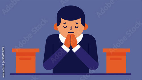 Nervous Fidgeting An illustration showing the victim nervously fidgeting with their hands or clothing emphasizing the stress and anxiety of giving testimony in a courtroom.