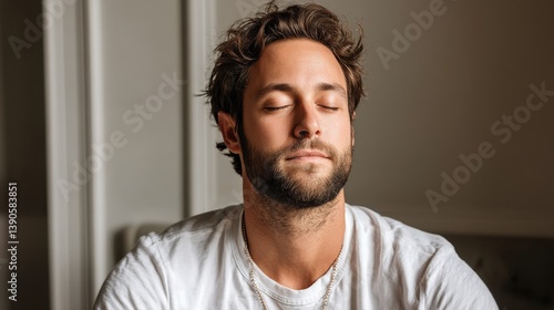 Man with Closed Eyes