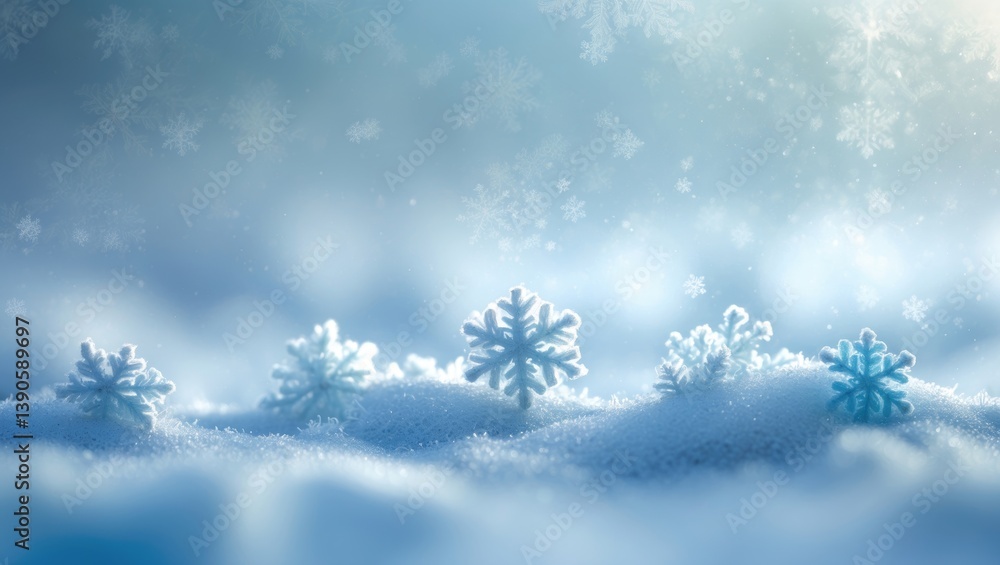 Blue abstract background with snow blur Blue abstract background with snow blur