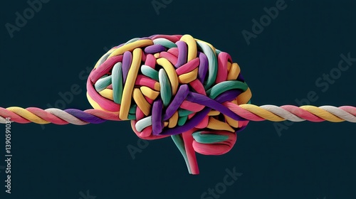 Rope Brain Model with Connecting Rope