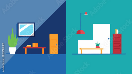 Before and After Mockup A sidebyside illustration showing a before image of a room and an after digital rendering of the redesigned space.