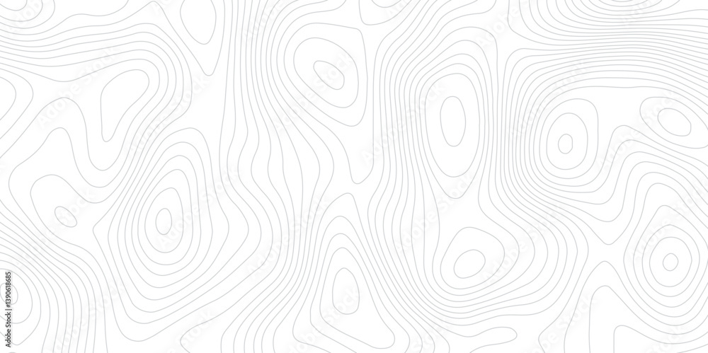 wave paper curved reliefs abstract background topographic map line, contour background Vector geographic contour map.