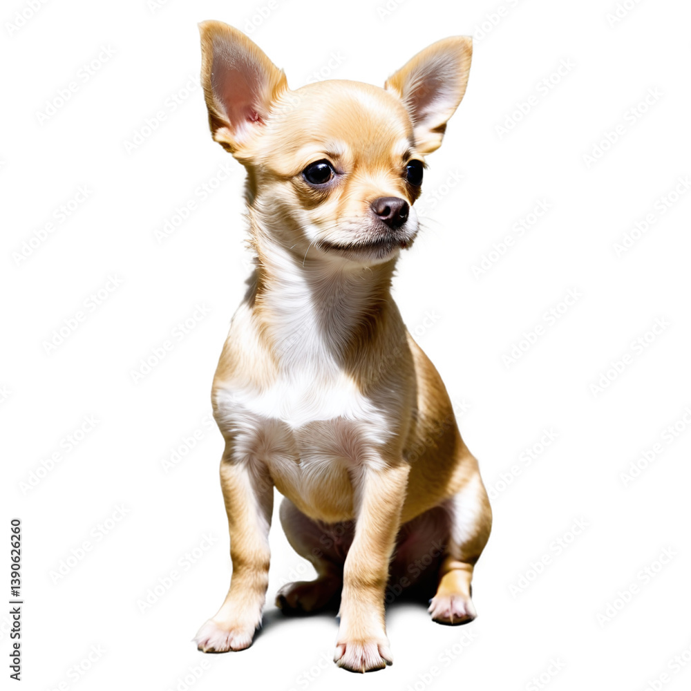 chihuahua puppy isolated on transparent background chihuahua puppy isolated on transparent background