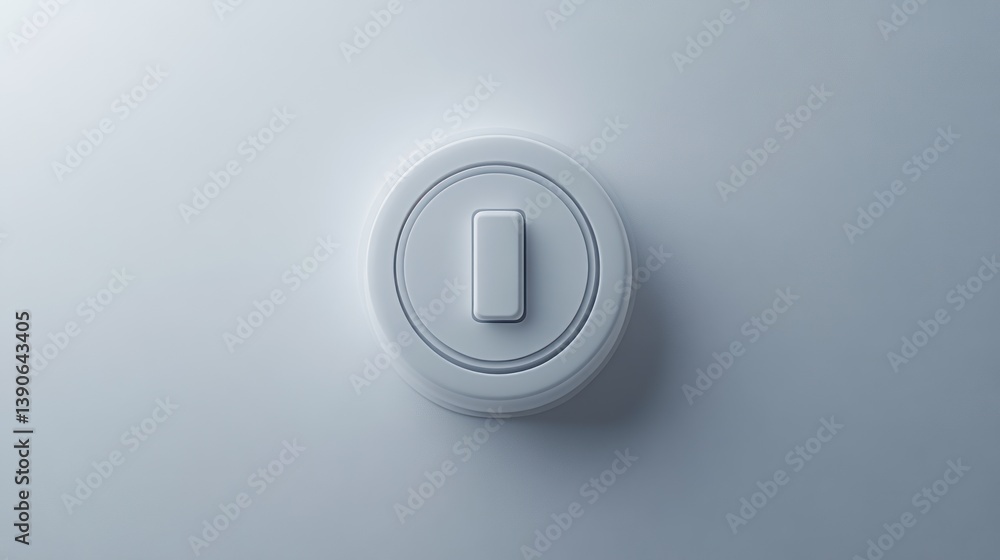 Minimalist Light Switch Design on a Neutral Background  Modern Clean and Functional Home App
