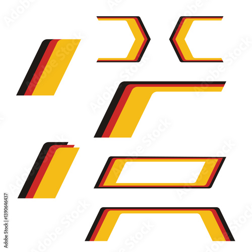 German colours racing design