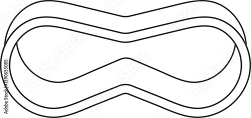 vector illustration geometric couch scratching post for domestic cats, simple linear icons, doodle and sketch style, hand-drawn, isolated on a white background