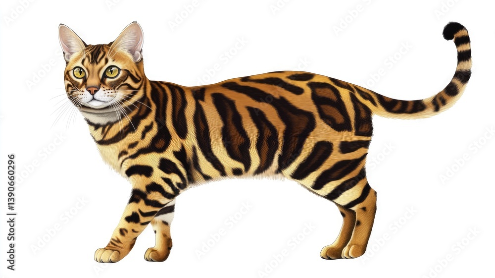 American keuda cat in action home environment gigapixel quality American keuda cat in action home environment gigapixel quality