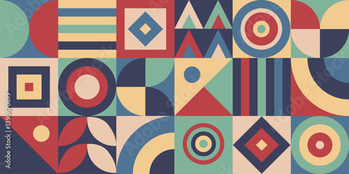 Photos Geometric vector seamless pattern