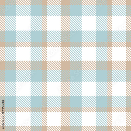 Iridescent putty Tartan patterns fabric texture. Contemporary Vintage silver Seamless Tartan