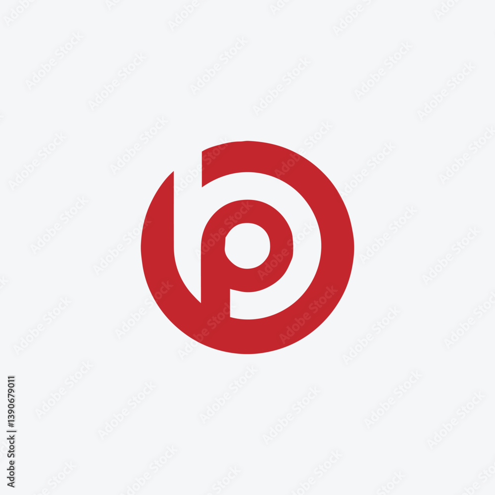 letters bp text logo design vector letters bp text logo design vector