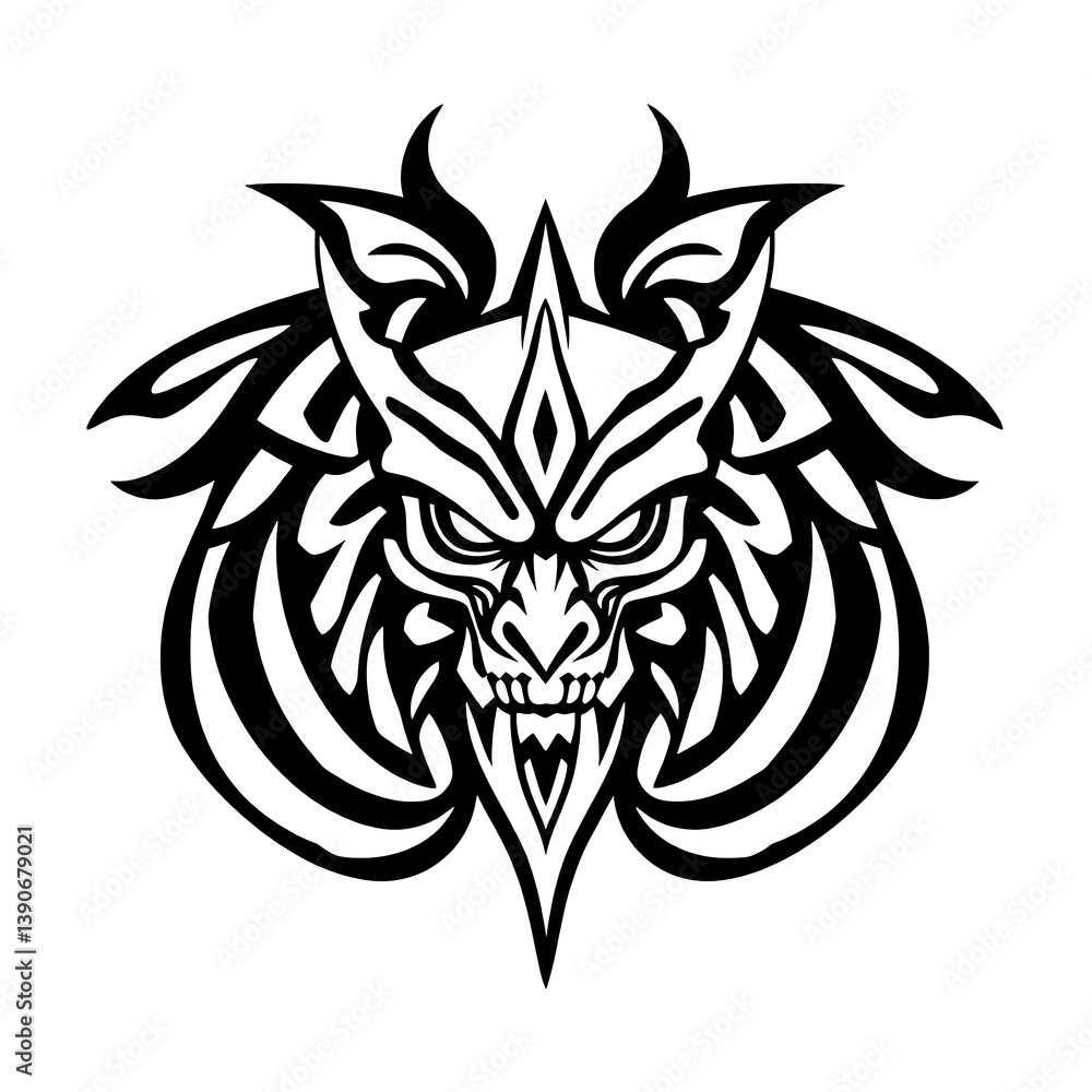Fototapeta premium tribal tattoo design