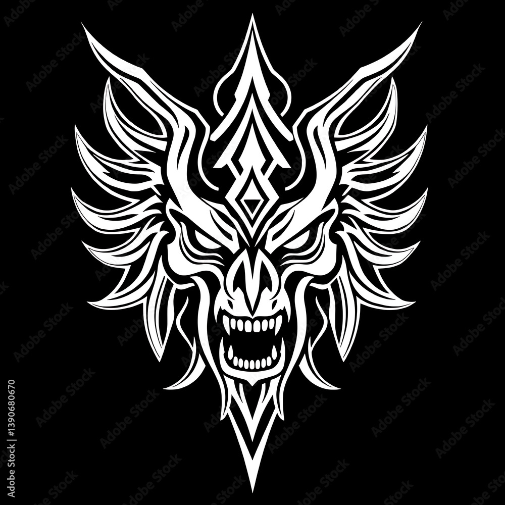 Obraz premium tribal tattoo design