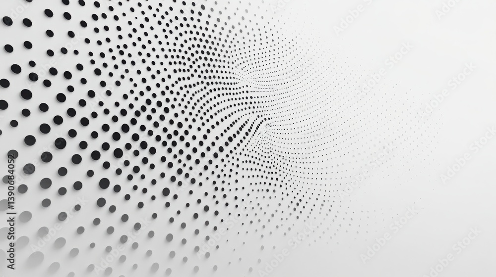 Naklejka premium A minimalistic dot-centered art design with subtle shading celebrating International Dot Day isolated on white background