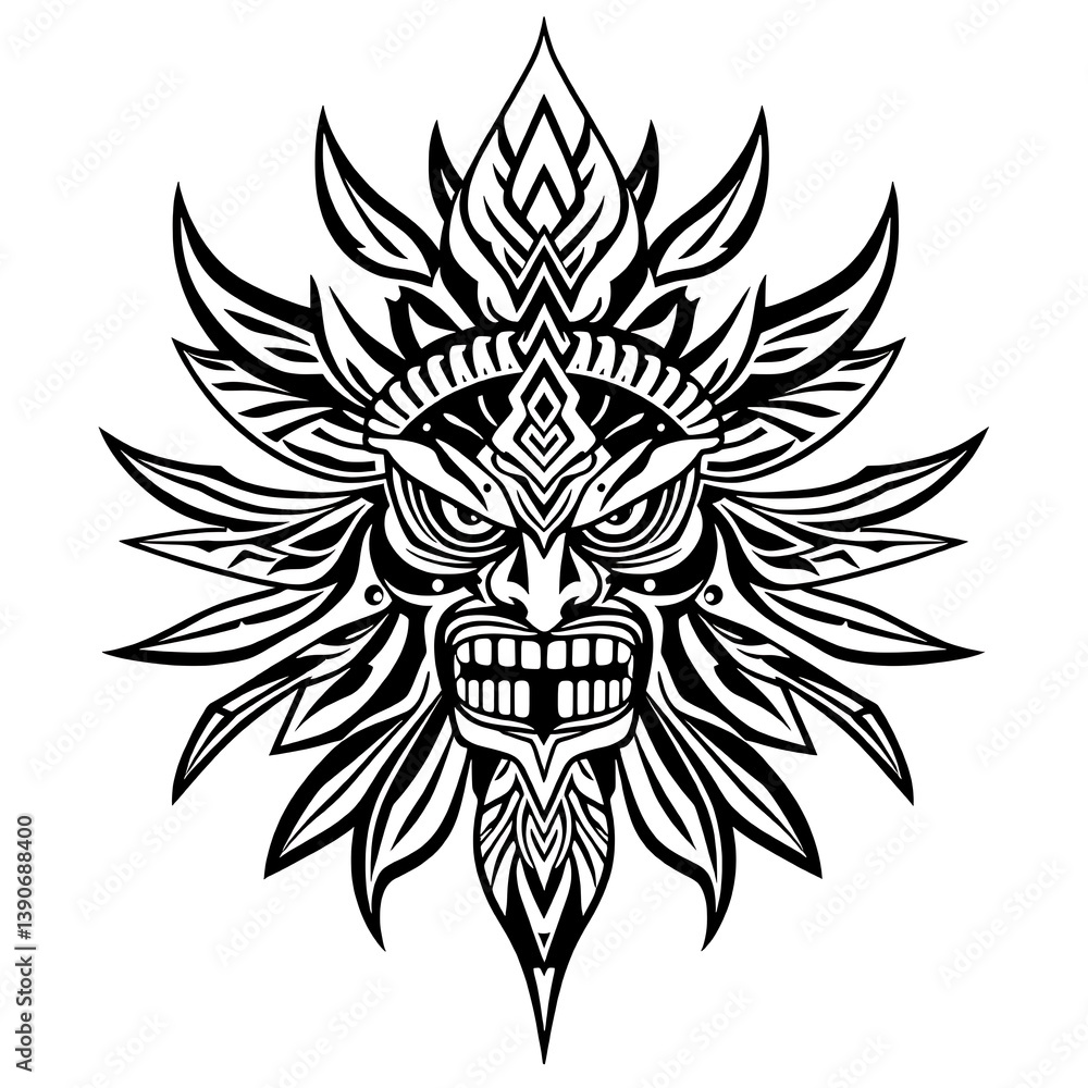 Fototapeta premium tribal tattoo design