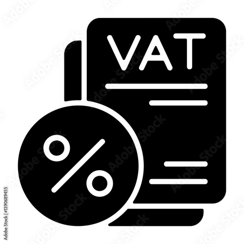 VAT Solid Solid Icon