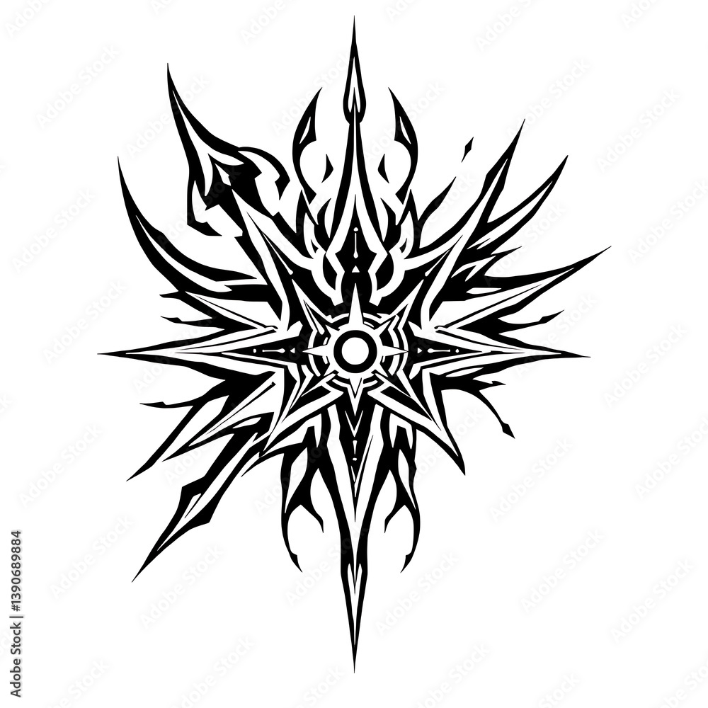 Obraz premium tribal tattoo design