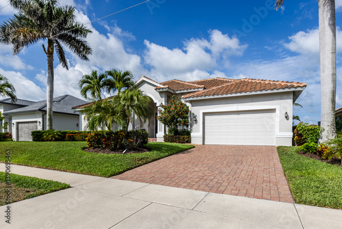 Luxury House Exterior on Marco Island Florida
