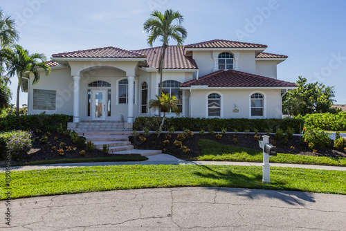 Luxury House Exterior on Marco Island Florida