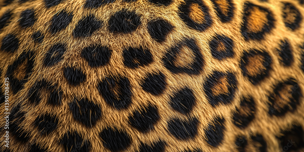 Jaguar fur texture with gold and black rosettes detailed view Jaguar fur texture with gold and black rosettes detailed view