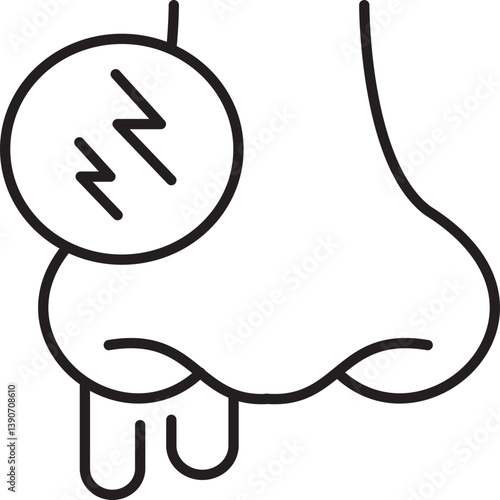 nose allergic icon 