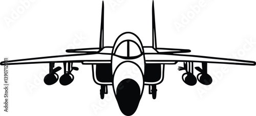 Vintage military biplane with red wings, an old aviation illustration of a propeller aircraft for air transport