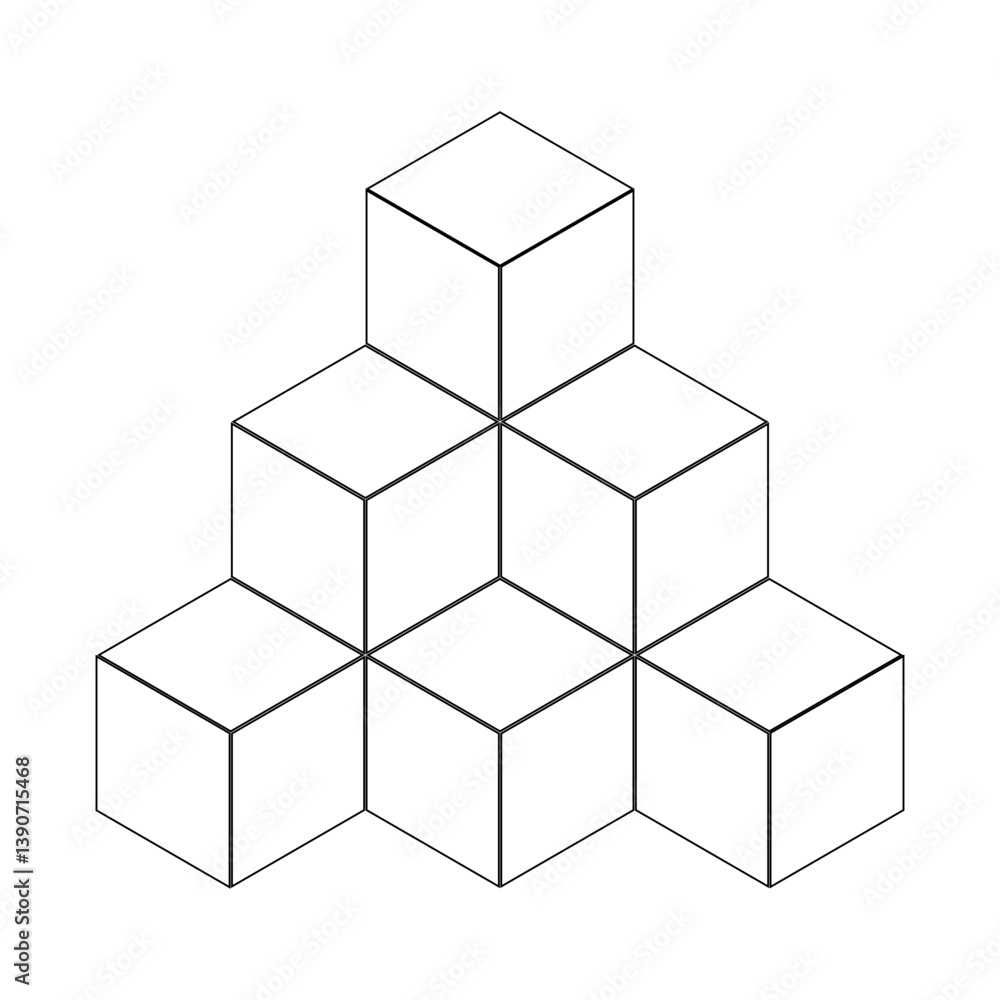 An Optical Illusion Construction Icon An Optical Illusion Construction Icon