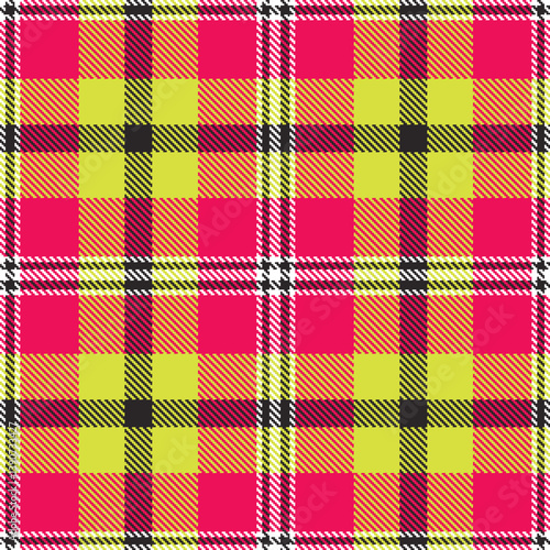 Wallpaper Mural Plaid pattern seamless. Vivid white & Sandy dark grey Tartan Fabric Design.  Torontodigital.ca