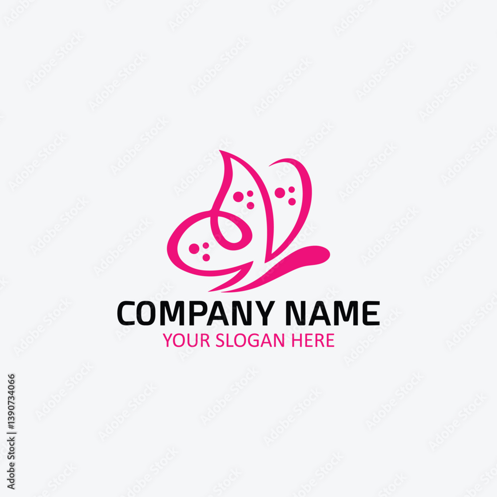 spa butterfly beauty logo design vector spa butterfly beauty logo design vector