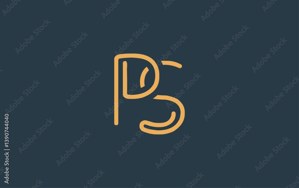 PS Minimalistic Line Art Logo Design with Abstract Lettering. Abstract minimalistic logo design featuring a sleek line art style. PS Minimalistic Line Art Logo Design with Abstract Lettering. Abstract minimalistic logo design featuring a sleek line art style.