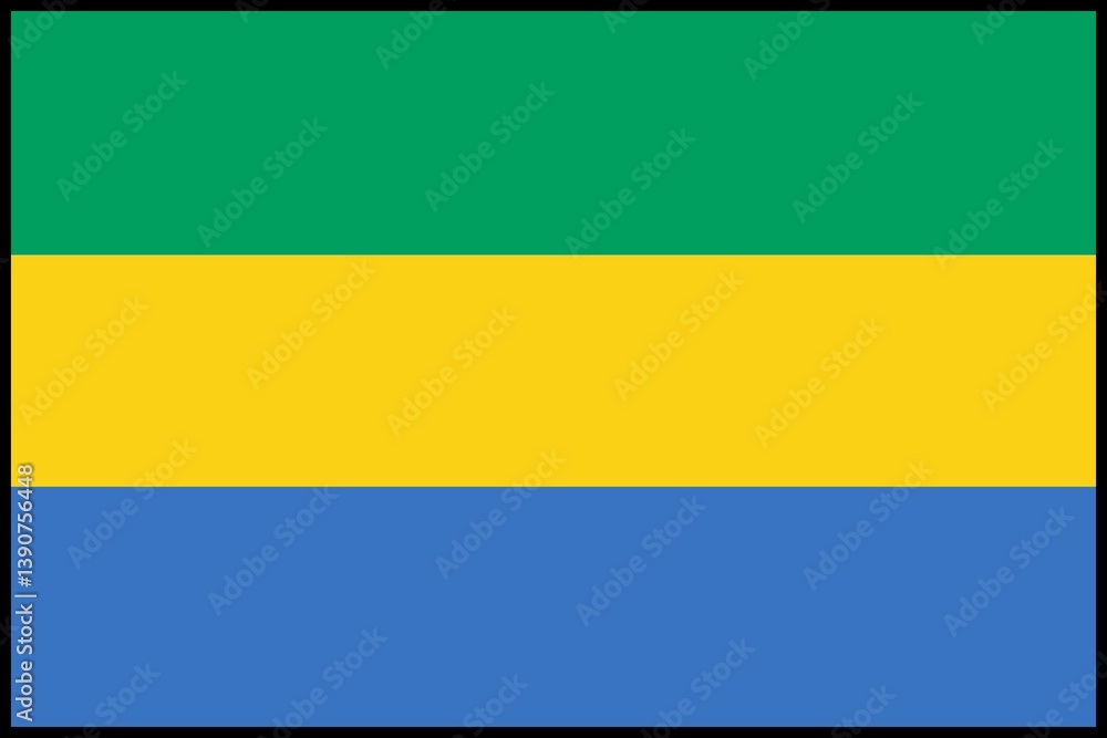 flag of Gabon, Gabon flag flag of Gabon, Gabon flag