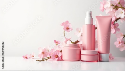 Wallpaper Mural Perfect seamless white background for cosmetic products, clean background, seamless texture, promotion Torontodigital.ca