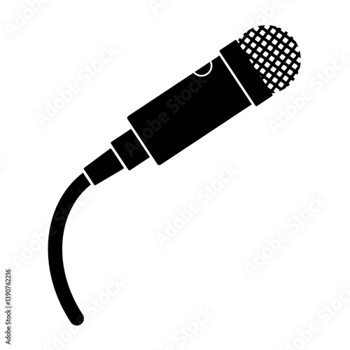 Obraz na płótnie Microphone icon w salonie