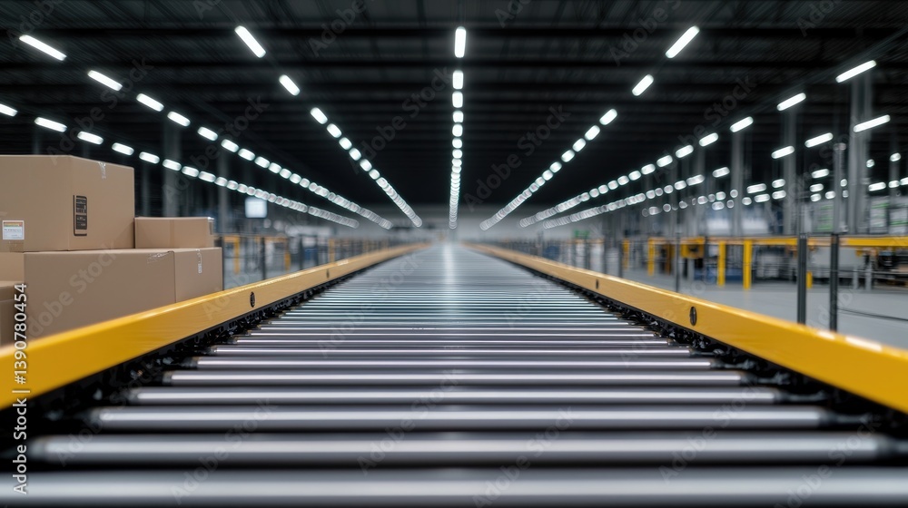 Automated warehouse conveyor system Automated warehouse conveyor system