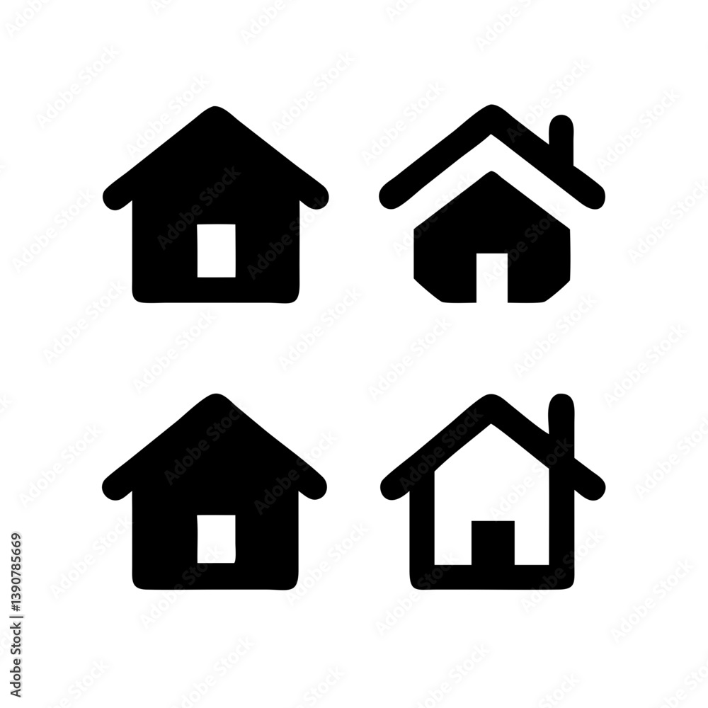 Houses icons set. Real estate. Web home icon for apps and websites. Collection home icons. House symbol. Set of Houses Icons or symbols Vector fully editable file. Houses icons set. Real estate. Web home icon for apps and websites. Collection home icons. House symbol. Set of Houses Icons or symbols Vector fully editable file.