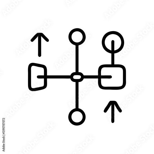Automatic drive control system icon